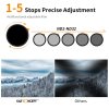 K&F Concept 49 mm Black Mist 1/4 a ND2-ND32 (1-5 Stop) Variabilný ND filter šošoviek 2...