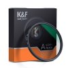 K&F Concept 58MM CPL, tenký, zelený povlak