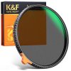 K&F Concept 62 mm Black Mist 1/4 a ND2-ND32 (1-5 Stop) Variabilný ND filter šošoviek 2...