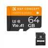 K&F Concept 64GB micro SD karta U3/V30/A1 s adaptérom na pamäťovú kartu