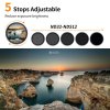 K&F Concept 67 mm Nano-X variabilný/fader ND filter, ND32-ND521, W/O čierny