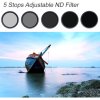 K&F Concept 67 mm XV38 Nano-X Variabilný/Fader ND Filter, ND2~ND32, W/O čierny