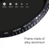 K&F Concept 72 mm XV38 Nano-X Variabilný/Fader ND filter, ND2~ND32, W/O čierny