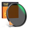 K&F Concept 82mm, multifunkčná nastaviteľná čierna hmla1/4&ND2~32, HD