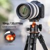 K&F Concept Kompaktný cestovný statív z hliníkovej zliatiny na fotoaparát statív...