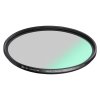 K&F Concept Čierny hmlový filter K&F 72MM série C 1/4, ultratenký viacvrstvový zelený...