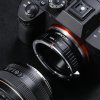 K&F Concept Adaptér objektívu K&F Objektív Canon EOS na držiak Sony Alpha Nex E-Mount