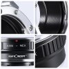 K&F Concept Adaptér objektívu K&F Objektív Canon EOS na držiak Sony Alpha Nex E-Mount