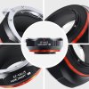 K&F Concept Vysoko presný držiak adaptéra objektívu K&F M12125 s novým dizajnom,...