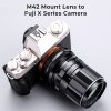 K&F Concept Objektív radu M42 na držiak Fuji X Series