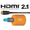 PremiumCord Ultra High Speed HDMI 2.1 optický kábel 8K @ 60Hz, pozlátený 25m