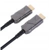 PremiumCord Ultra High Speed HDMI 2.1 optický kábel 8K @ 60Hz, pozlátený 25m