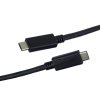 PremiumCord Kábel USB-C (USB 3.2 generácie 2x2, 5A, 20Gbit/s) čierny, 1m