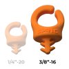 SPRIG Orange Big Cable Management Device pre 3/8"-16 závitové otvory (3-balenie)