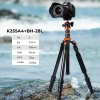 K&F Concept 198 cm hliníkový statív pre fotoaparáty, 3-dielny cestovný statív s...