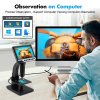 K&F Concept K&F LCD digitálny mikroskop, 7" IPS displej, 1080P, biologický mikroskop so...