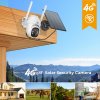 K&F Concept K&F 4G solárna bezpečnostná kamera Systém Bezdrôtová LTE cctv solárna...