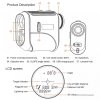 K&F Concept Golfový diaľkomer K&F KM-F800H, vysoko presný 800 m nabíjateľný laserový...