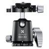 K&F Concept K&F kovová 30 mm statívová guľová hlava, hmotnosť 295 g, CNC proces s...