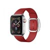 Kožený remienok pre Apple Watch 42 / 44mm - červený