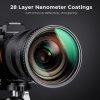 K&F Concept K&F 105MM Nano-X Variabilný/Fader ND filter, ND2~ND32, W/O Black Cross s 3...