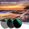 K&F Concept K&F 62MM, 3ks profesionálna súprava filtra objektívu (ND8+ND64+ND1000)+...