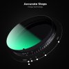 K&F Concept K&F 77MM Nano-X Variabilný/Fader ND Filter, ND2~ND32, W/O Black Cross s 3...