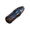 Canare L-2T2S mikrofónový kábel 6,0 mm, XLR (M) / JACK TRS 6,3 mm 0,3 m, BLK