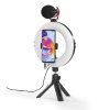 Hama SpotLight Smart 80 II, kruhové LED svetlo 8", držiak mobilu, diaľková spúšť,...