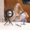 Hama SpotLight Smart 80 II, kruhové LED svetlo 8", držiak mobilu, diaľková spúšť,...