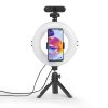Hama SpotLight Smart 80 II, kruhové LED svetlo 8", držiak mobilu, diaľková spúšť,...