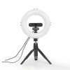 Hama SpotLight Smart 80 II, kruhové LED svetlo 8", držiak mobilu, diaľková spúšť,...