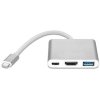 USB-C adaptér na USB 3.0, USB-C, HDMI 4K, podpora DeX a Power Delivery