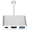 USB-C adaptér na USB 3.0, USB-C, HDMI 4K, podpora DeX a Power Delivery