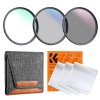 K&F Concept K&F 82mm 3ks súprava profesionálneho filtra objektívu (MCUV/CPL/ND4) +...
