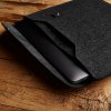MUJJO Sleeve pre 15" Macbook Pro - čierny