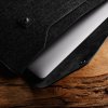 MUJJO Sleeve pre 15" Macbook Pro - čierny