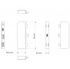 Hyper® HyperDrive™ 4-in-1 USB-C Hub pre iPad Pro - Space Gray