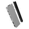 Hyper® HyperDrive™ DUO 7 v 2 USB-C Hub na MacBook Pro / Air, strieborný