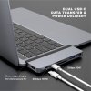 Hyper® HyperDrive™ DUO 7 v 2 USB-C Hub na MacBook Pro / Air, sivý