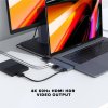 Hyper® HyperDrive™ DUO 7 v 2 USB-C Hub na MacBook Pro / Air, sivý