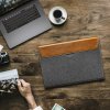 tomtoc Premium Sleeve – 16'' MacBook Pro 2019, šedá, koňaková