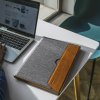 tomtoc Premium Sleeve – 16'' MacBook Pro 2019, šedá, koňaková