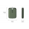 Rolling Square TAU - mini powerbanka 3v1, 1400 mAh, biela