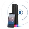 HidrateSpark – nerezová múdra fľaša, 620 ml, Bluetooth tracker, čierna