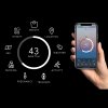 HidrateSpark – nerezová múdra fľaša so slamkou, 620 ml, Bluetooth tracker, čierna