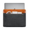 tomtoc – case na 13" Macbook Air/Pro, šedá/hnedá