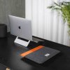 tomtoc – case na 13" Macbook Air/Pro, šedá/hnedá