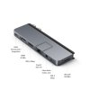 Hyper® HyperDrive™ DUO PRO 7-in-2 USB-C Hub pre MacBook Pro/Air - Space Grey