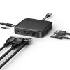 Hyper® HD USB4 Mobile Dock, čierna
